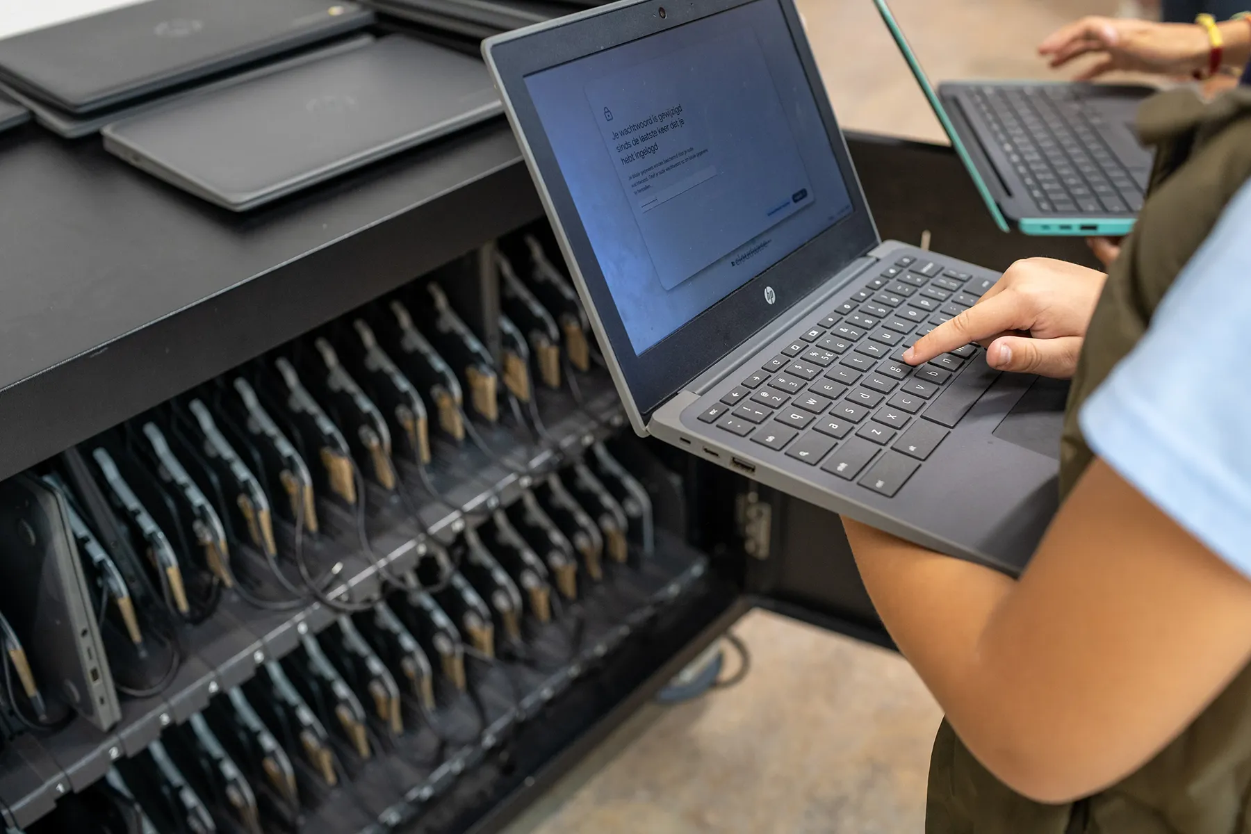 Social Schools lessen op Kindcentrum T Veer